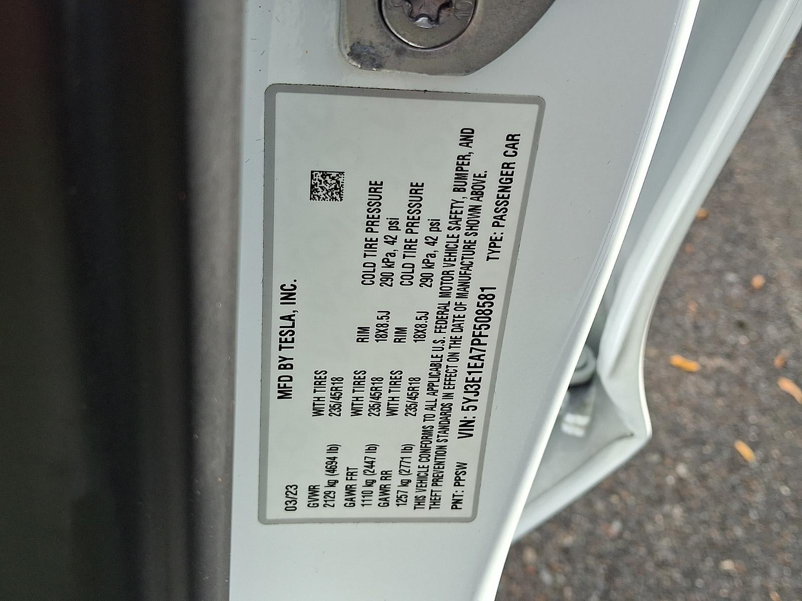 2023 Tesla Model 3 Base