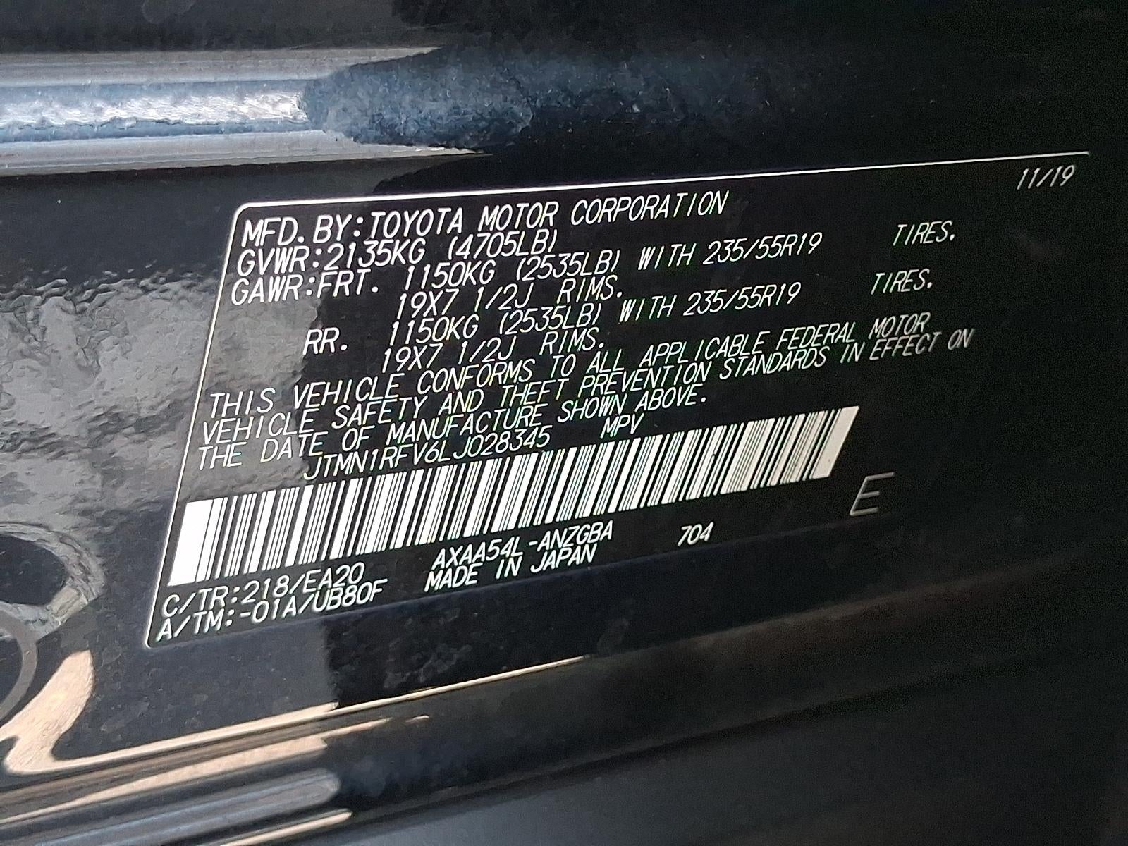 2020 Toyota RAV4 Limited